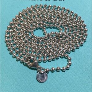 Tiffany & Co 34inch beaded chain
